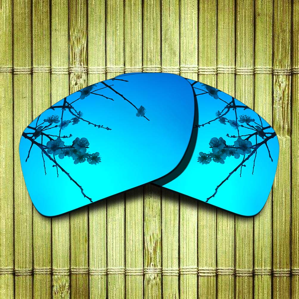 Polarized Replacement Lense For-Oakley Triggerman Sunglasses Frame True Color Mirrored Coating - Options: Blue