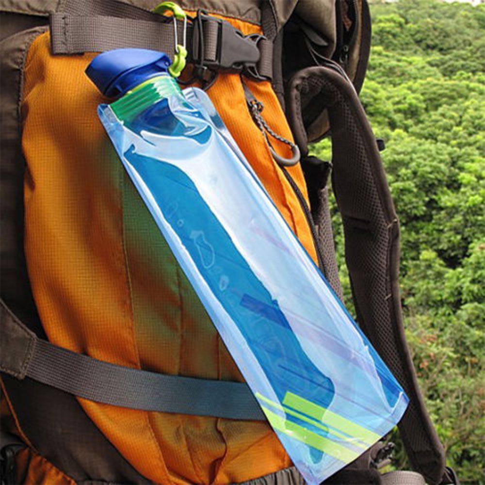 ISKYBOB 700mL Travel Opvouwbare Draagbare Opvouwbare Folding Water Fles Waterkoker Cup voor Reizen Accessoires