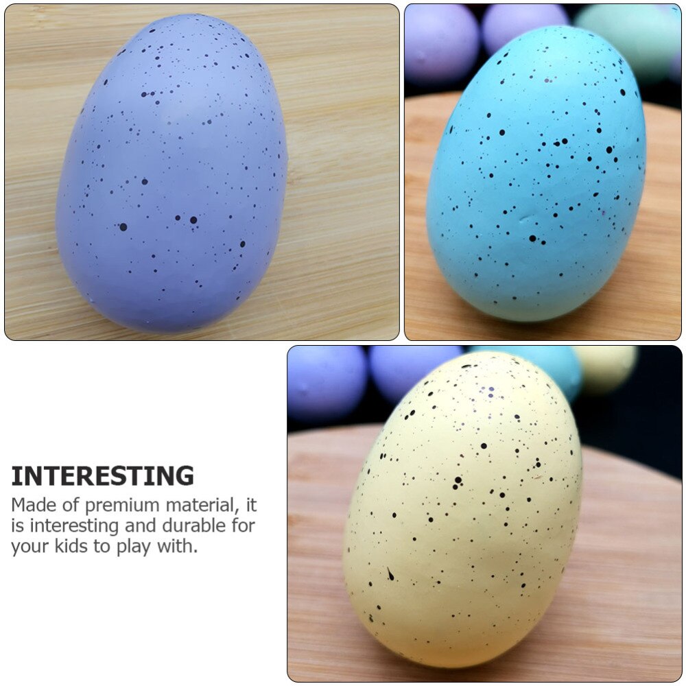 6Stck Ostern Ei Modelle Dekorative Ostern Requisiten Malerei Verzierungen (Mischfarbe)