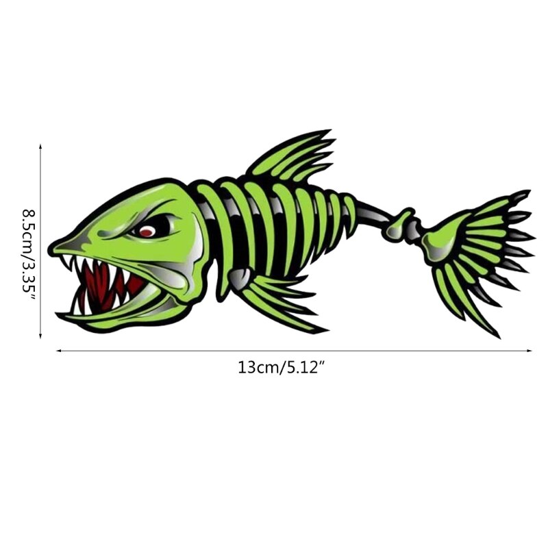 2Pcs/Lot Decals Sticker for Canoe Kayak Boat Fishing Canoe Graphics Car Reflective Graphics Sticker Accessories