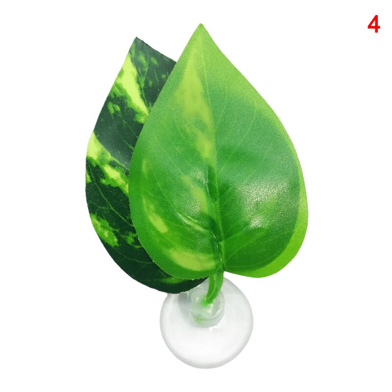 Double-Layered Simulation Ornamental Leaf Betta Fish Rest Spawning Leaf Betta Fish Bed Hammock for Fish Tank Aquarium SCVD889: 4