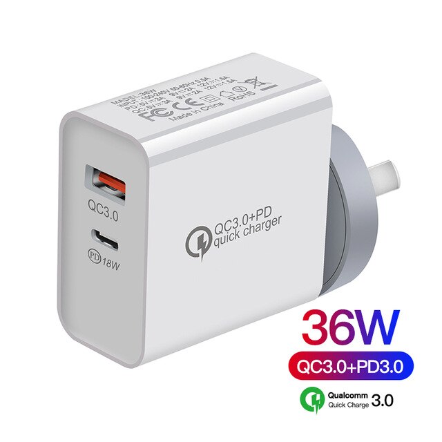 15w rápido qi carregador sem fio para iphone 12 11 xs max xr x 8 3 em 1 estação de carregamento para apple watch 6 5 4 3 2 iwatch airpods pro: Only 36W AU Plug