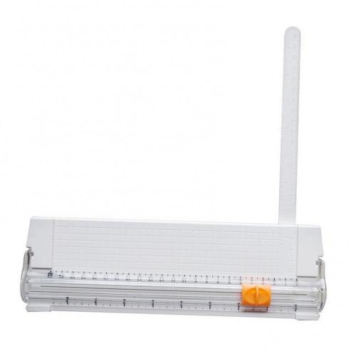 80% Off 857A5 Paper Cutter Sliding Portable Mini Trimmer with Foldable Ruler for Craft: White