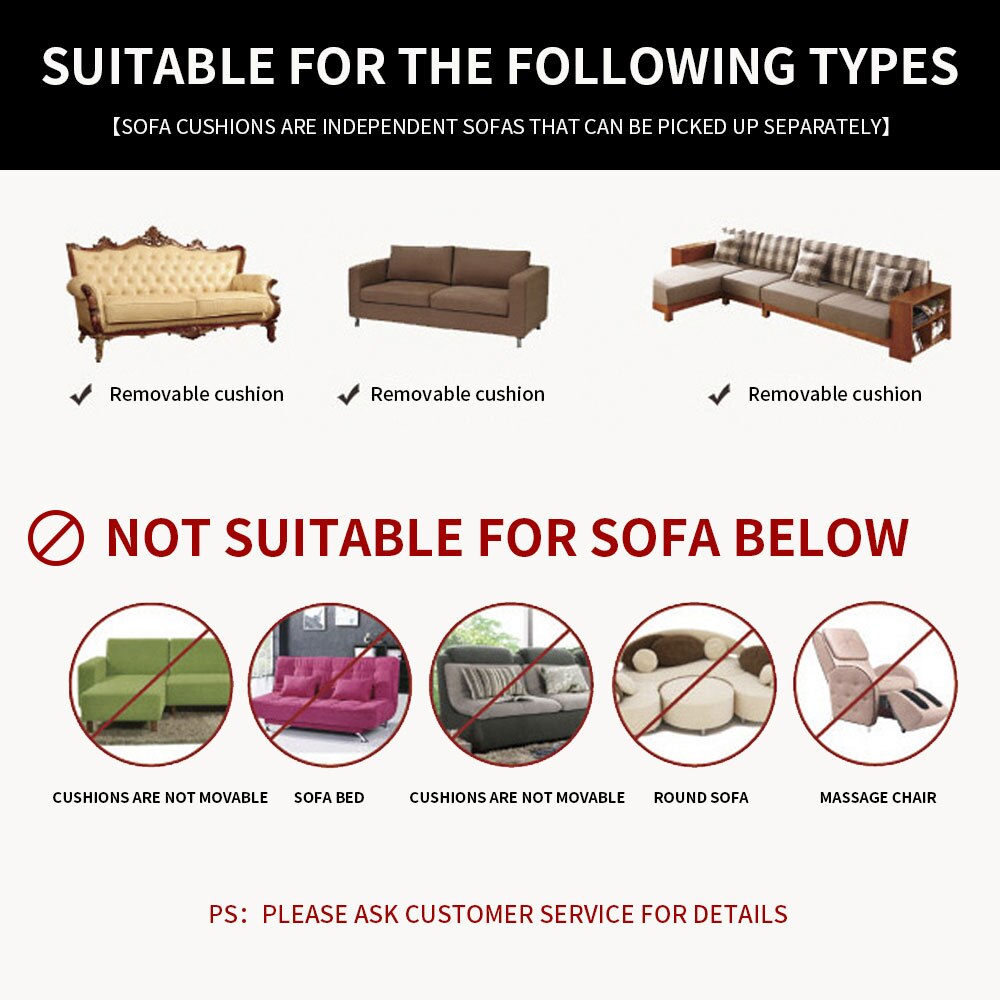 Sofa pudebetræk elastisk beskytter vaskbart sofabetræk slipbetræk dekoration