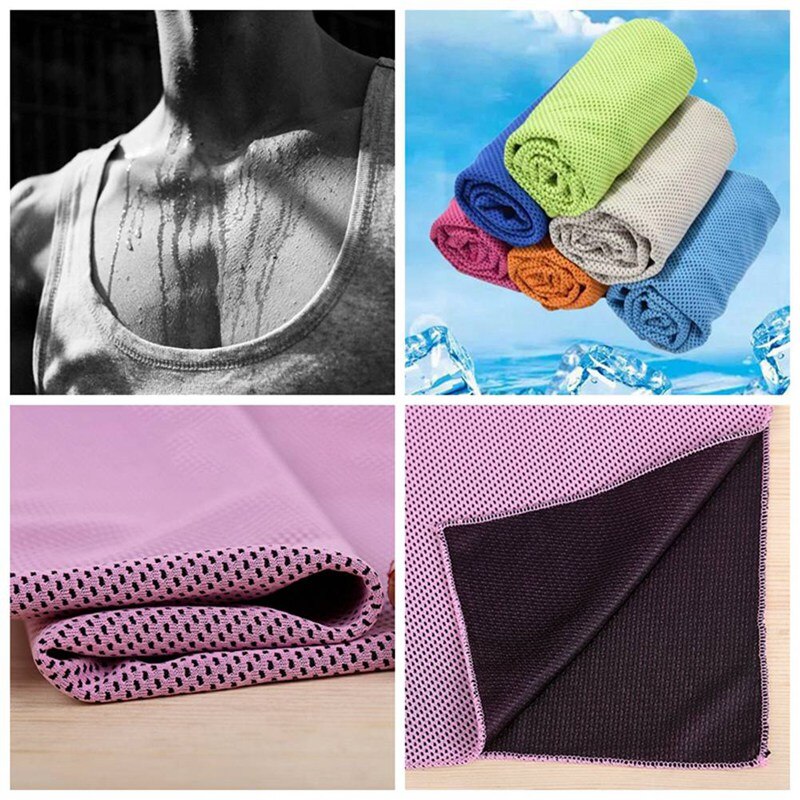 80*30cm Microfiber Sport Instant Cooling Handdoek Gym Gezicht Zwemmen Handdoek Fitness Ice Cool Yoga Handdoek