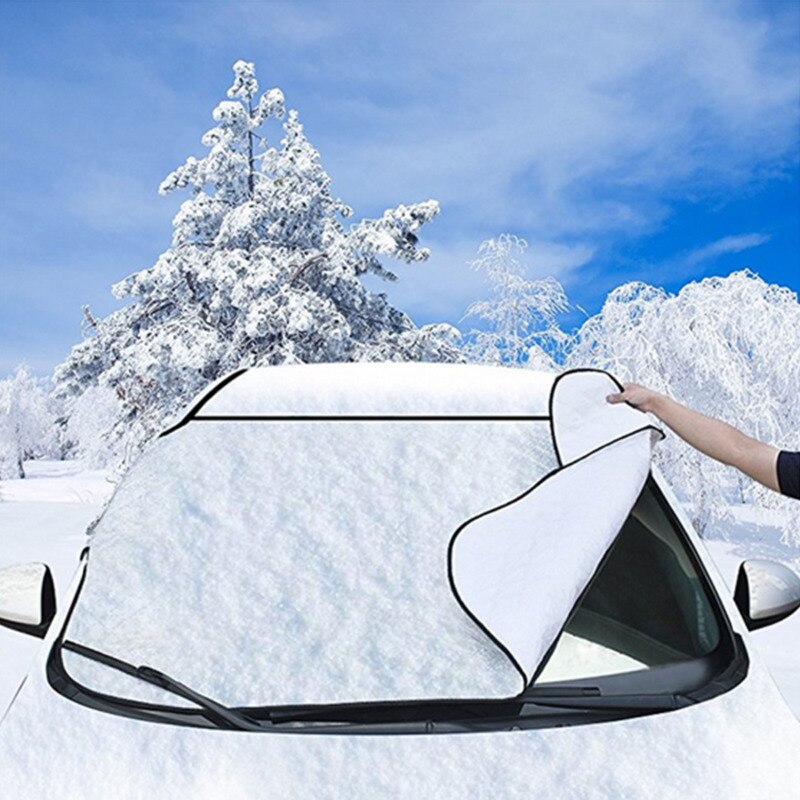 Car Windshield Cover Winter Windscreen Windshield Front Cover Anti Snow Frost Ice Shield Dust Protector Heat Sun Mat