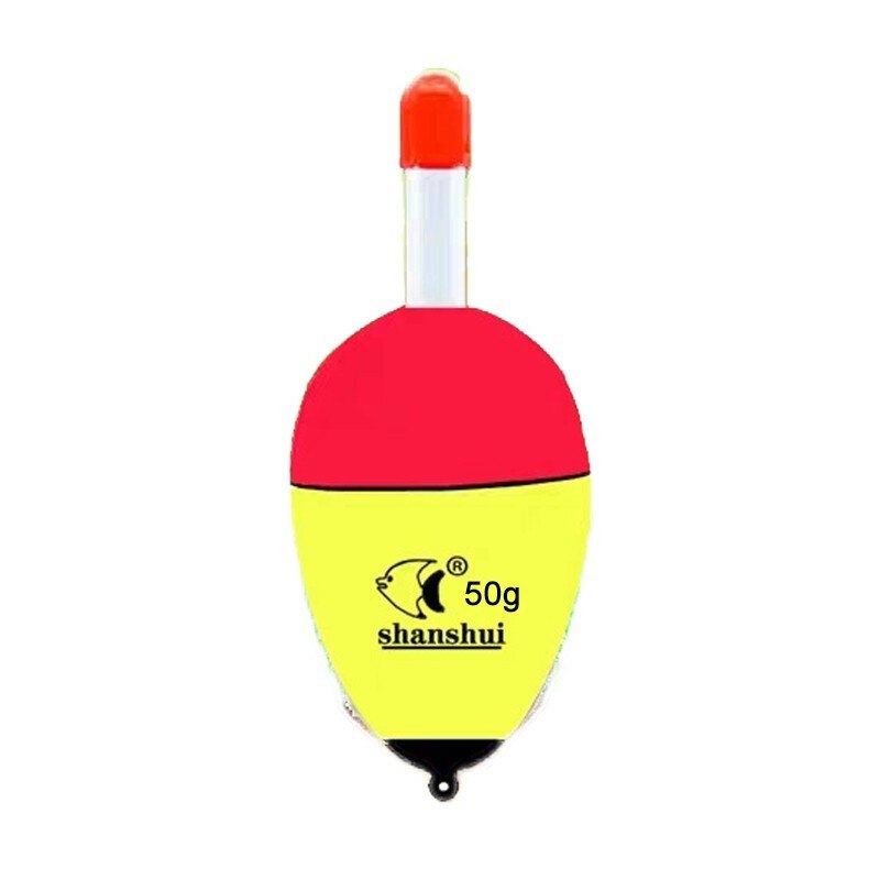 Luminous Fishing Foam Plastic Float Buoyancy EVA Hight Elasticity Fishing Float Night Fishing Light Stick Bobber Fishing Tackle: 50g
