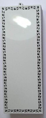 FERR 100pcs Blank Sublimation Metal Bookmark DIY Printing Silver/Gold/White Sublimation Ink Transfer paper: White