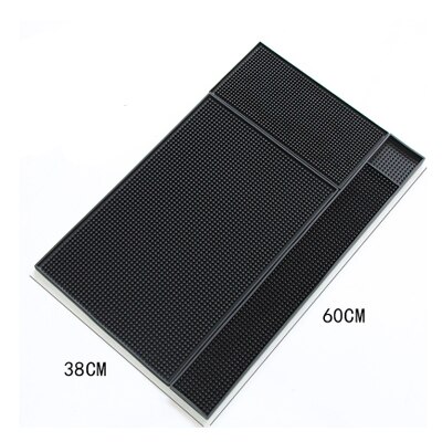 ERMAKOVA Bar Matte Gummi Bar Service Matte Heavy Duty Kaffee Bar Matte Spill Matte Gummi für Zähler-Top Home bar Dekoration: 60x38cm
