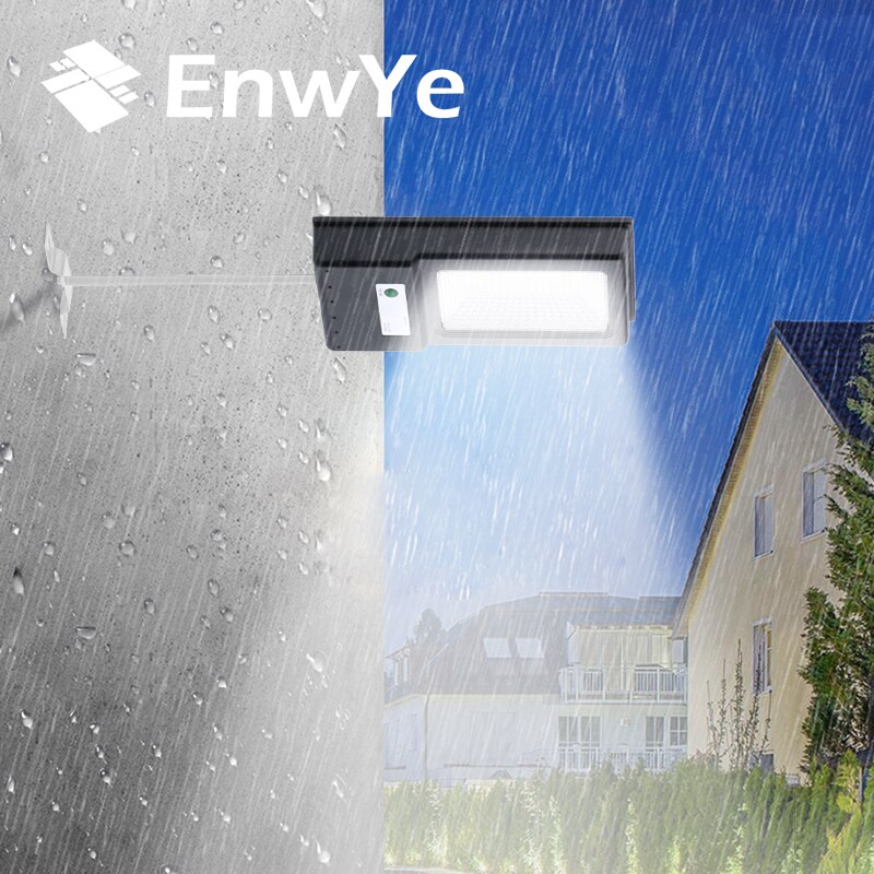 EnwYe 50W LED Solar Panel Light Human Body Induction Community Street Light Park Street Light