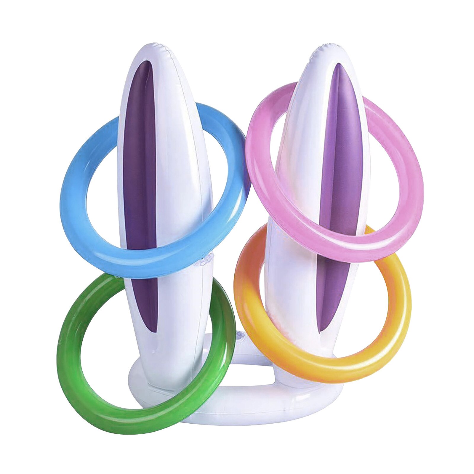 Konijnenoren Hoed Ring Toss Pasen Spel Pvc Opblaasbare Party Entertainment Verjaardag Speelgoed Leuke Dingen Konijn Decoratie Speelgoed