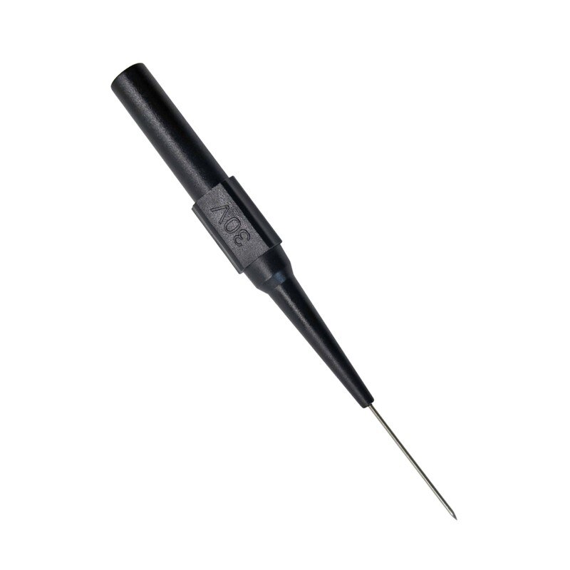 1PC 4mm sonda testowa ze stali nierdzewnej igła stalowa próbnik ołów sonda wskazówka dla multimetr zestaw narzędzi sonda testowa s igła robić wtyczka bananowa: czarny