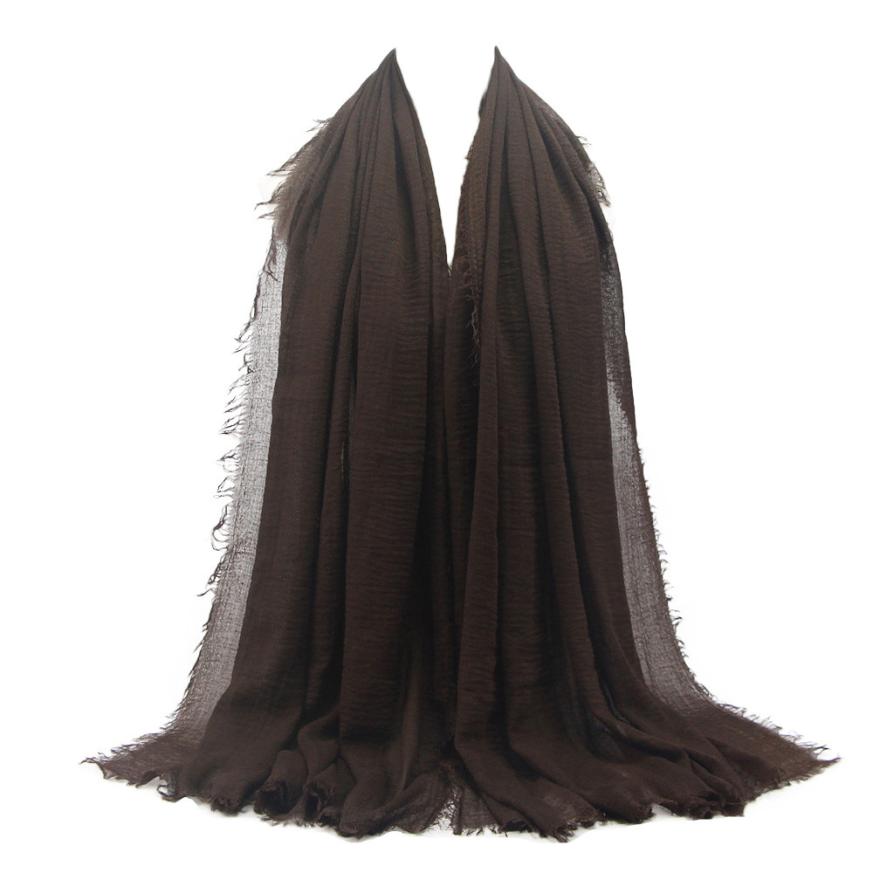 Premium Viscose Maxi Crinkle Cloud Hijab Scarf Shawl Soft Islam Muslim Women Lady Sales #J05: Other