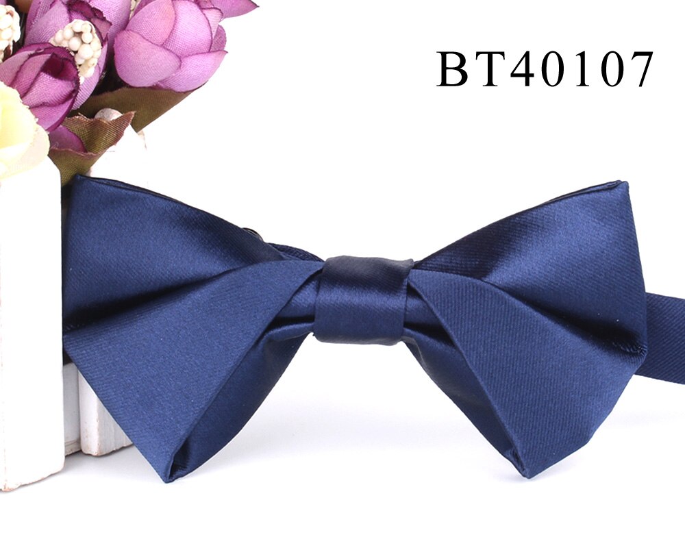 Pajarita de satén para hombre y mujer, pajarita de para novio, corbatas para adultos, de boda de Cachemira: BT40107