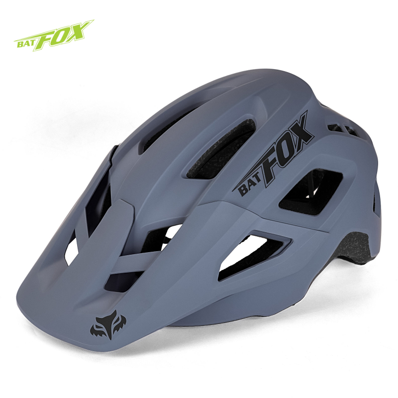 BATFOX Fietshelm MTB Met bril Verstelbare Road Mountainbike Helm Sportuitrusting Veiligheidskap Heren Dames Fietshelm
