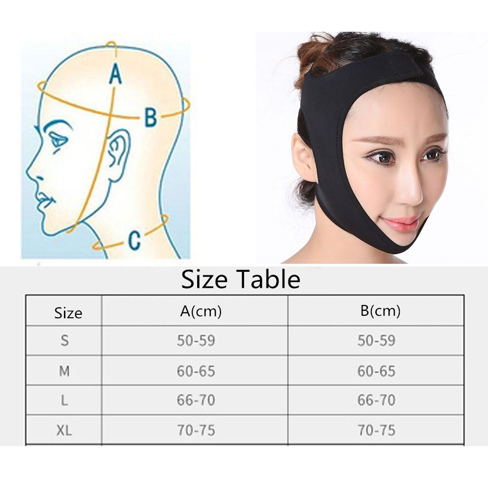 NEUE S-XL Doppel Kinn Gesicht Verband Schlank Aufzug hoch Anti Falten Maske Gurt Band V Gesicht Linie Gürtel Frauen Abnehmen dünne Gesichts Schönheit