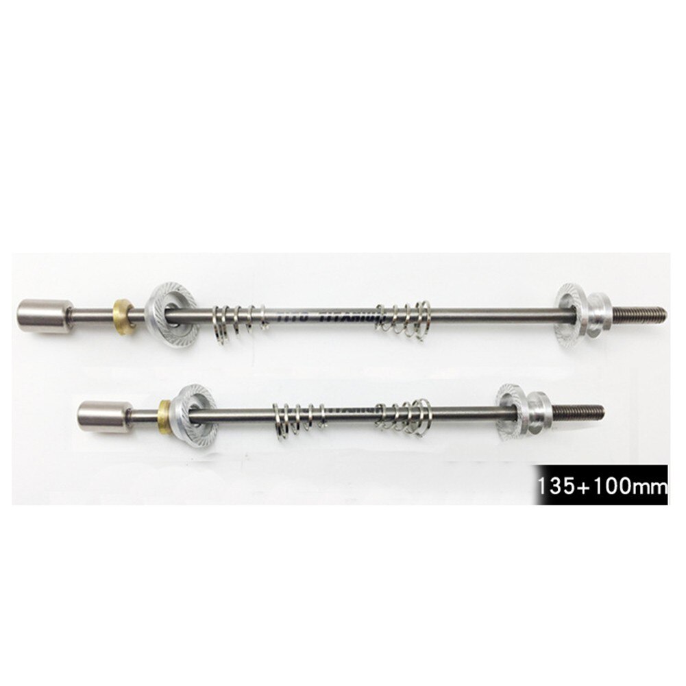 TiTo Quick Release Titanium Alloy Skewer Set MTB Road Bike Bicycle Wheel Hub Optional Size 700C 74/130mm 100/135