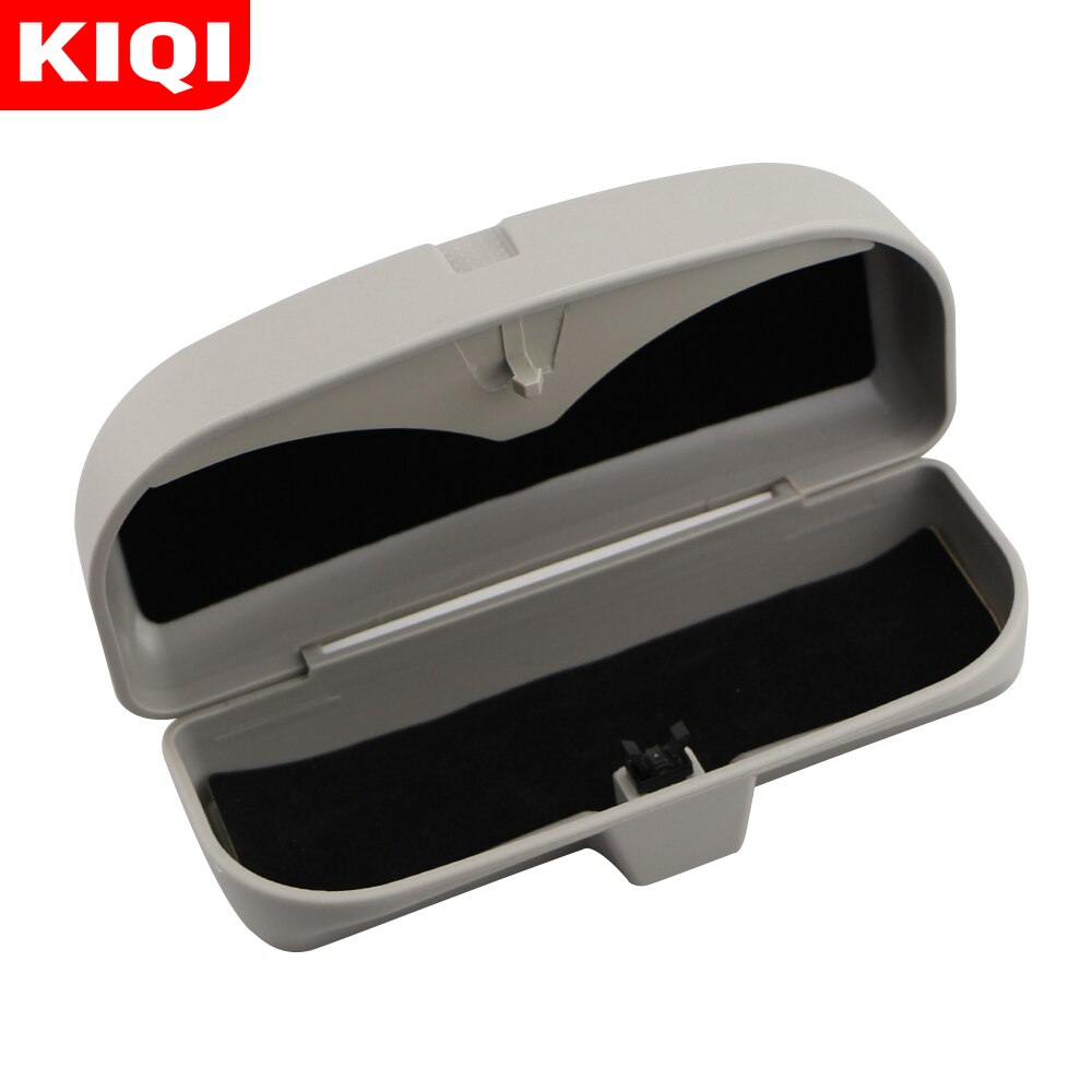 KIQI Car Sunglasses Case Eyeglasses Glasses Holder Box for Cadillac CTS XTS SRX ATS CT6 ESCALADE XT4 XT5 XT6 Escala Elmiraj ELR