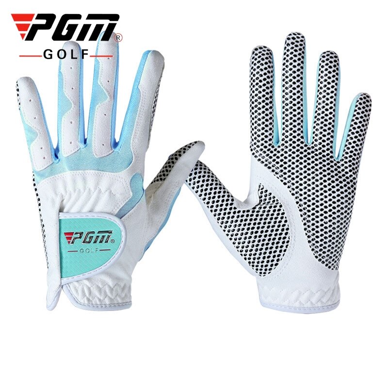 1 paire main gauche et droite gants de Golf pour femmes plein doigts microfibre sport gants durables antidérapant respirant gants D0015
