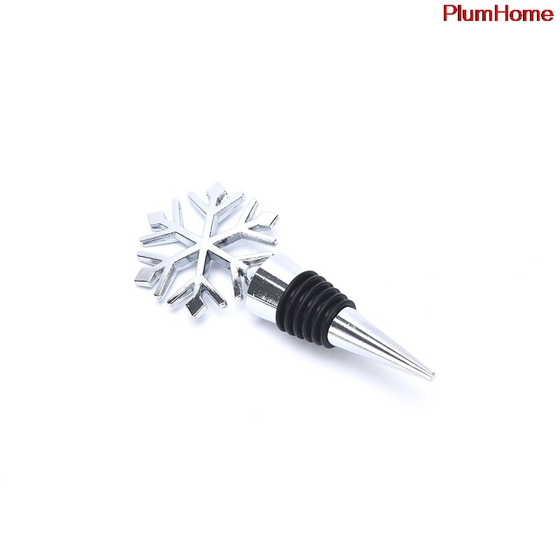 10Styles Wine Bottle Stopper Zinc Alloy Decorative Snowflake Stopper Party Supplies for Keeping Wine Fresh