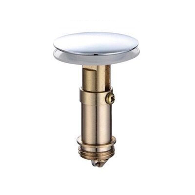 Chrome Easy Up Basin Waste Bathroom Sink Push Button Click Clack Plug Bolt Bath Accessories: 37mm Click and Bolt