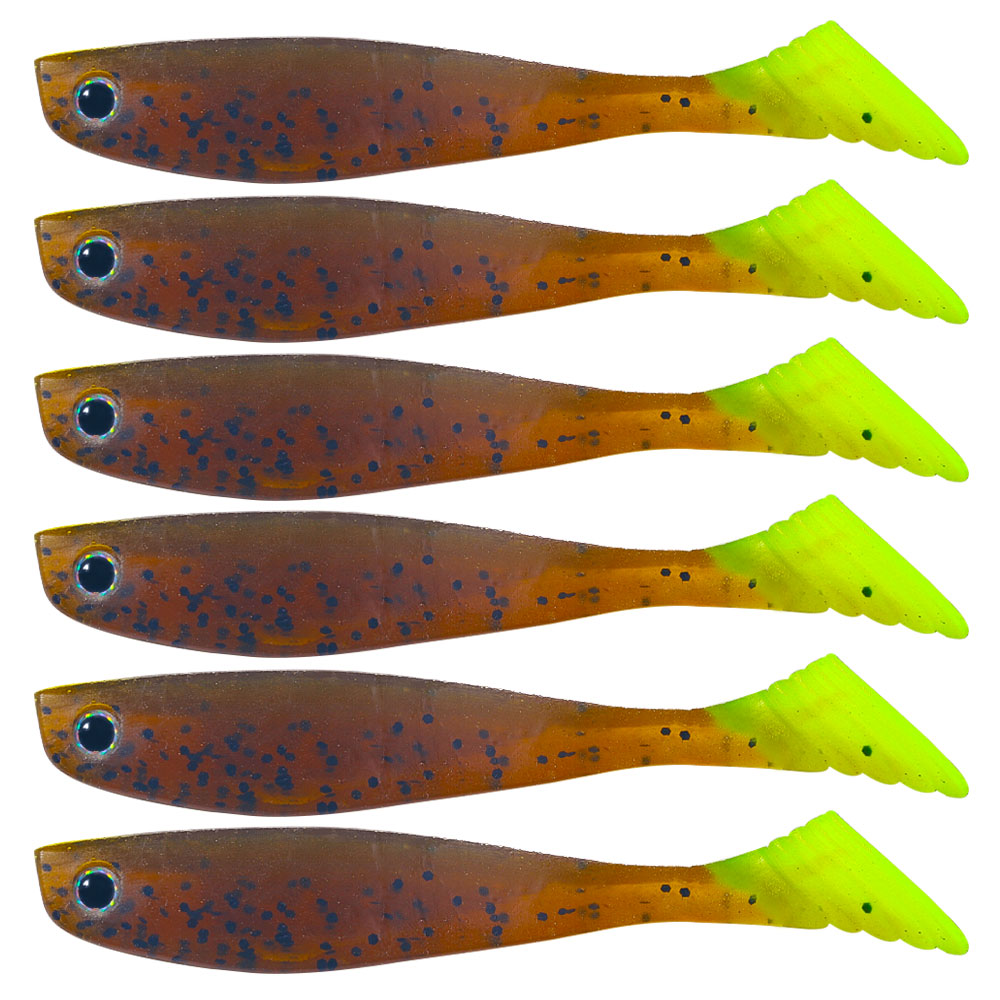Newup depredador gomas señuelos blandos pesca en el mar señuelo de pesca leurre shad cebo de silicona cola en T Wobblers cebo de pescado 10cm5g: Rojo coral