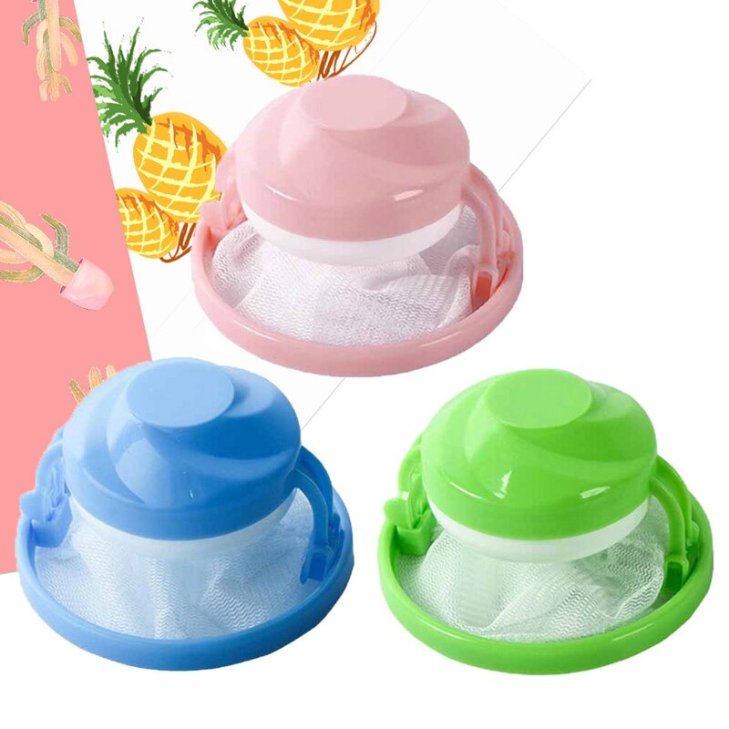 Hair Removal Catcher Reusable Laundry Floating Pet Fur Catcher Cleaning Balls Dirty Fiber Collector Washing Machine Accessories