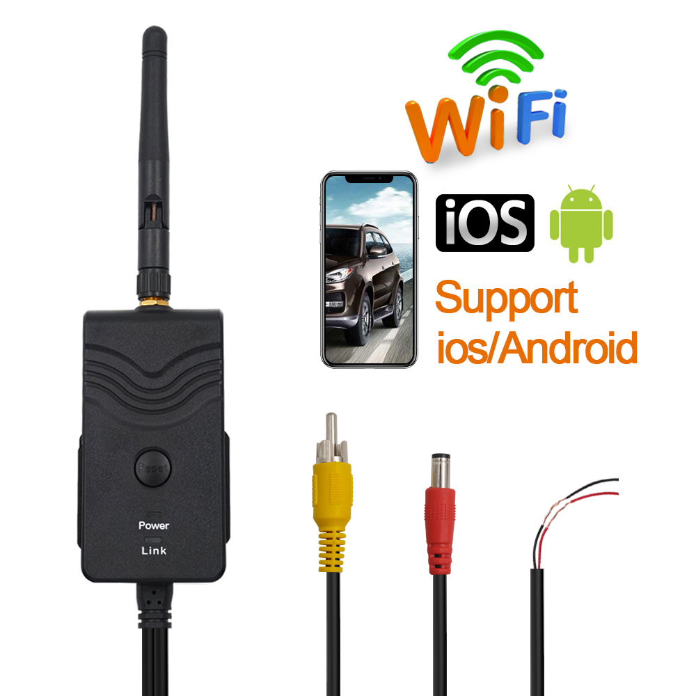 ! WIFI Transmitter for Wireless Car Rear View Reverse Camera for iPhone and Android Mobile Phone
