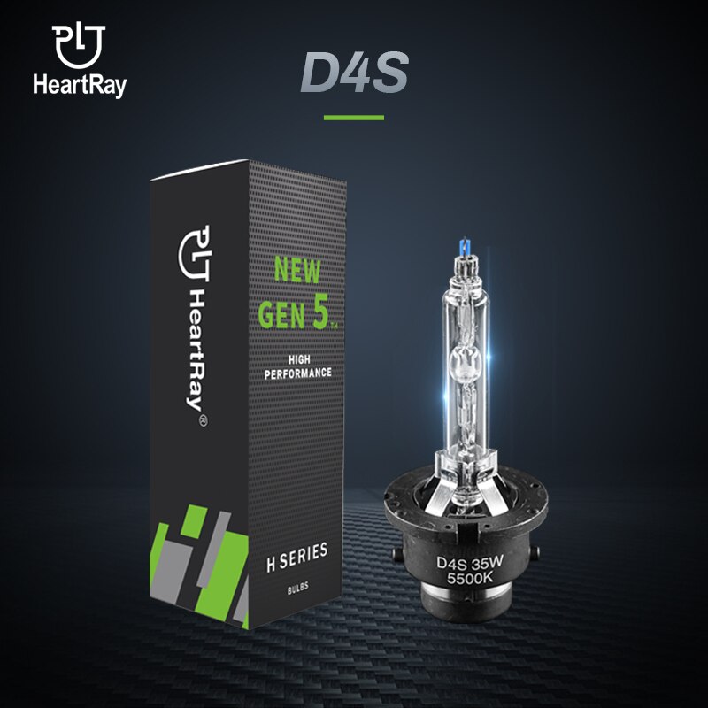 HeartRay car accessories 5th D4S D4R 12v 35W Original Automotive HID xenon headlight bulb 3000K 4300K 5500K 6500K 8000lm
