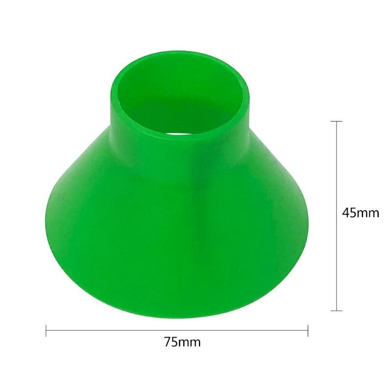 Plastic Car Windshield Ice Scraper Cone Shaped Auto Window Snow Remover Shovel Ice Scraper Outdoor Windows Glass Cleaning Tool: 7.5cm green