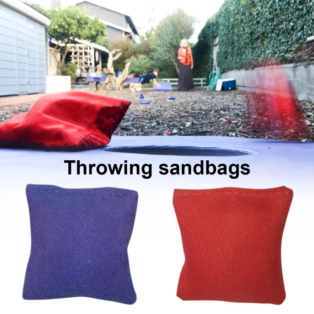 10PCS Cornhole Bean Bags Throwing Game Bean Bag Double Leakproof Sandbag Fun Sports Outdoor Family Throwing Game