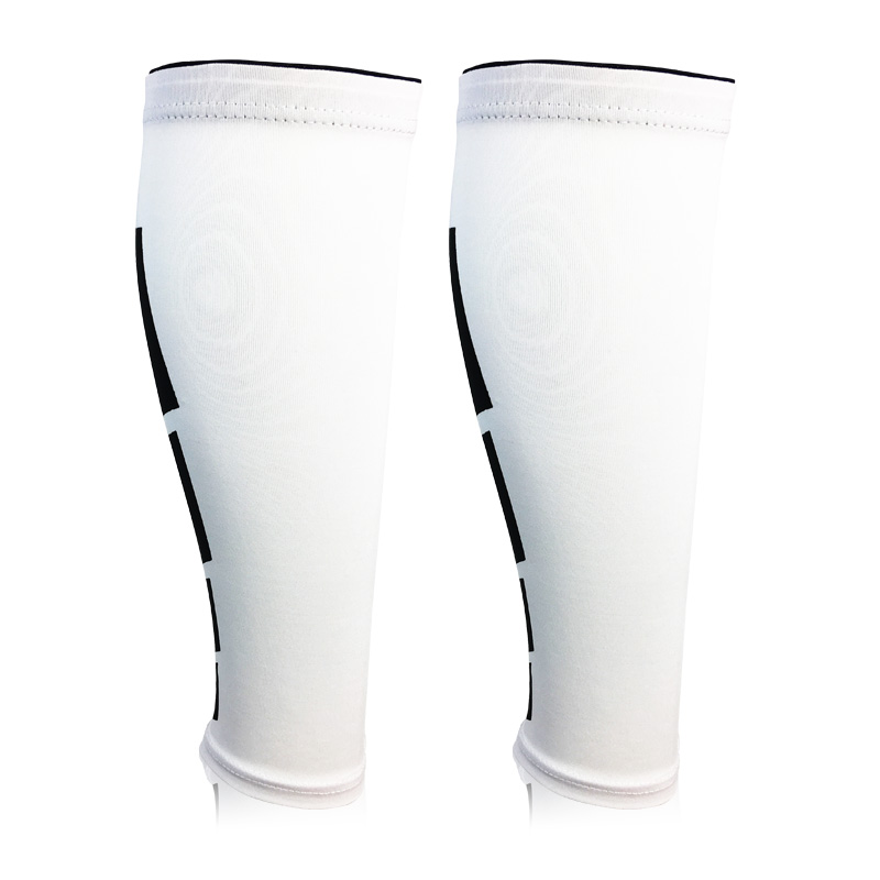 Calf Compression Sleeves - Leg Compression Socks For Runners Shin Splint Varicose Vein Calf Pain Relief Shin Support Calf Pain: White 1 pair / L