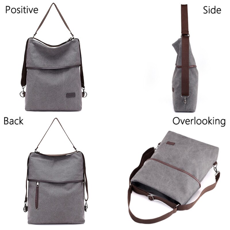 Bolso de lona grande para mujer, bolsa de compras grande, bandolera, bolso de hombro informal, comprador ecológico,