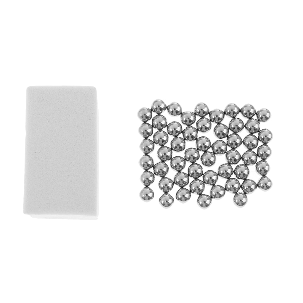 45 pièces/ensemble Ustar UA 90170 modèle peinture mélange spécial boule en acier Mini jeu de billes en acier inoxydable pour secouer les peintures outils de peinture