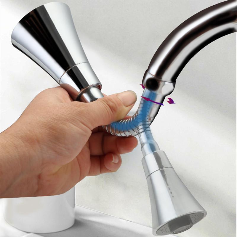 Universal Splash Filter Faucet Spray Head Anti Splash Filter Faucet Children Movable Kitchen Tap Water Saving Nozzle Sprayer