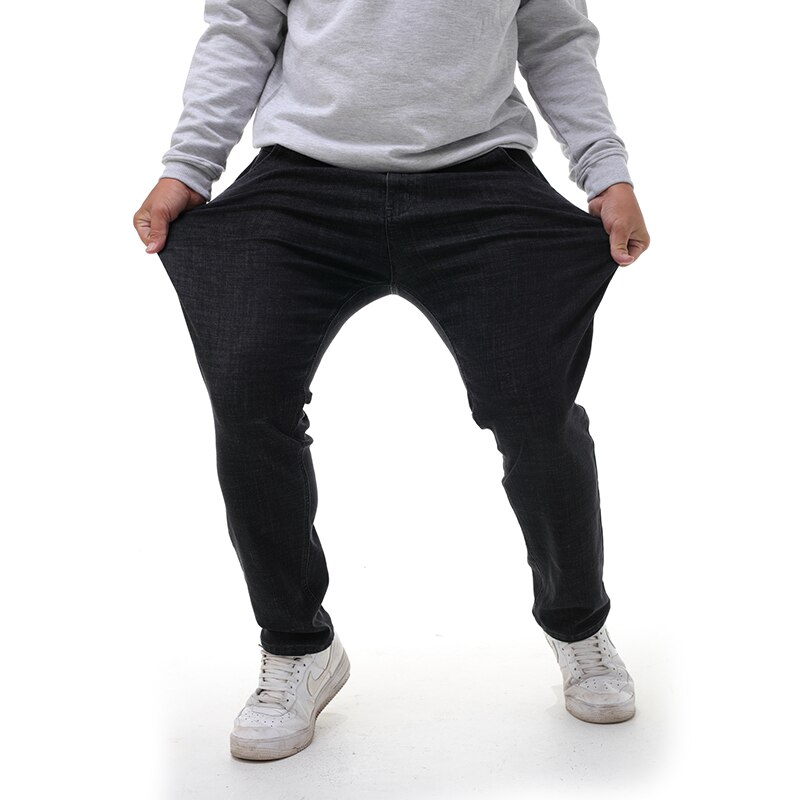 Plus size 44 46 48 50 52 heren casual stretch jeans business grote maten dansbroeken herenbroeken merk
