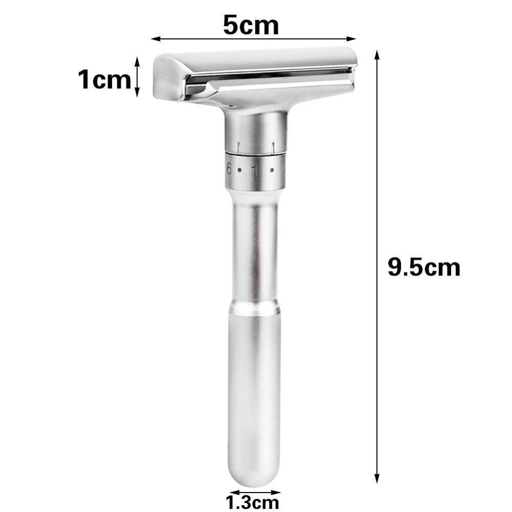 Adjustable Safety Razor and Base For Man Shaving Razor Classic 5 Razor Safety Blade With Y1N9