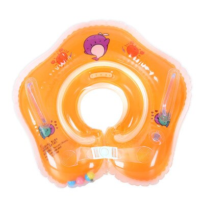 Summer Inflatable Baby Cute Swimming Rings For 0-3 Years Old Kids Bathing Circle Swimming Pool Accessories Pool Rafts Inflatable: Orange