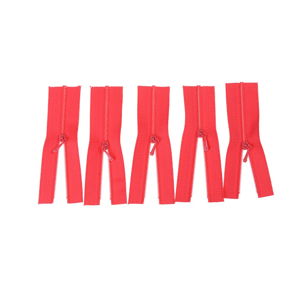 5pcs Mini Zipper Doll Clothing Zipper DIY Handmade Sewing Scrapbooking Garment Applique Accessory