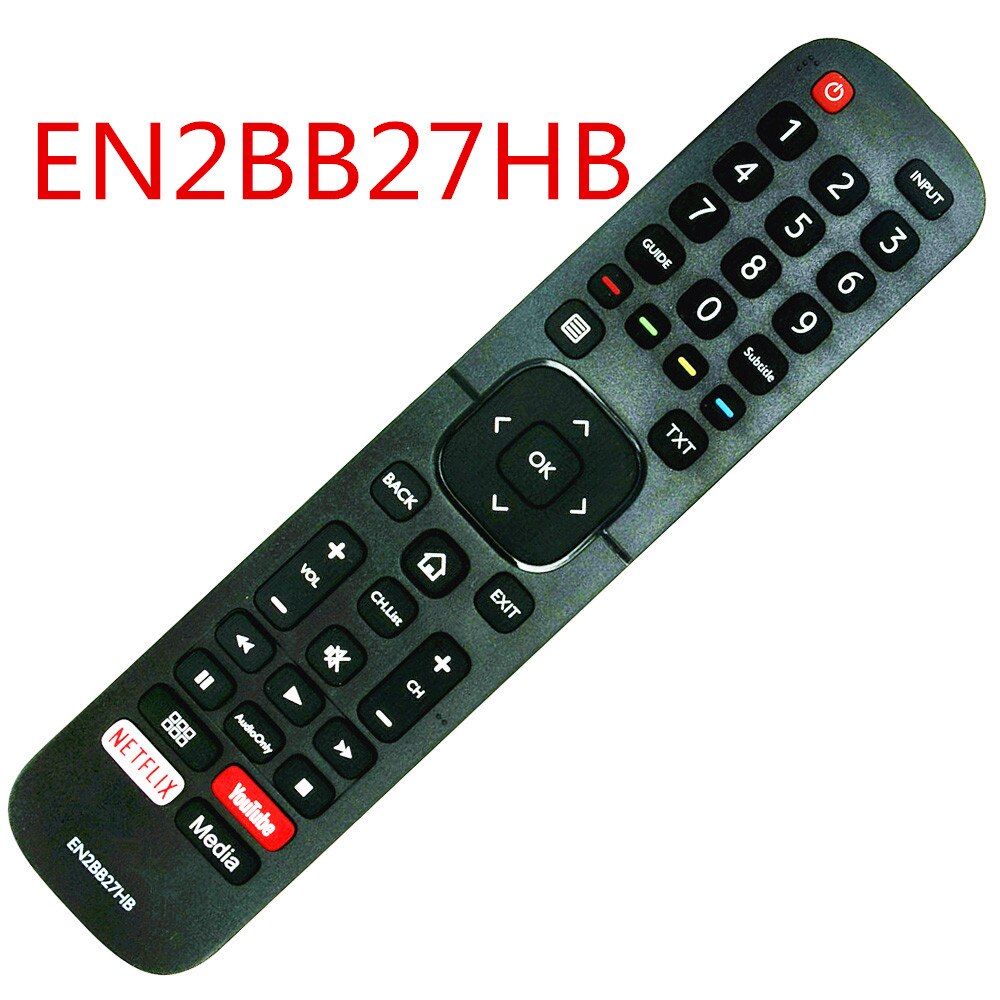 Hisense EN2BB27HB EN2BB27 Original for Hisense TV Remote For H32A5840 H43AE6030 H32B5600 H39AE5500 H40B5600 TV EN2BB27H: white