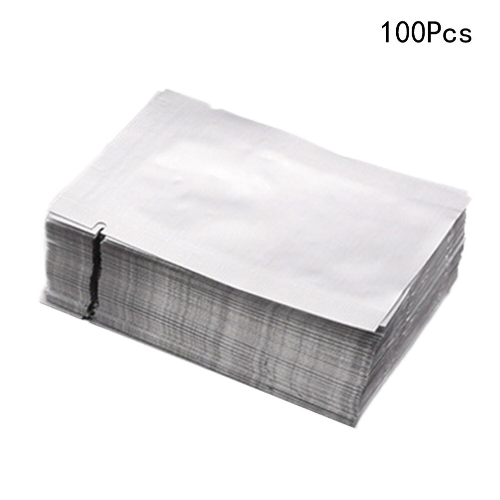 100Pcs Zilver Aluminium Folie Mylar Zak Vacuüm Sealer Voedsel Opslag Pakket