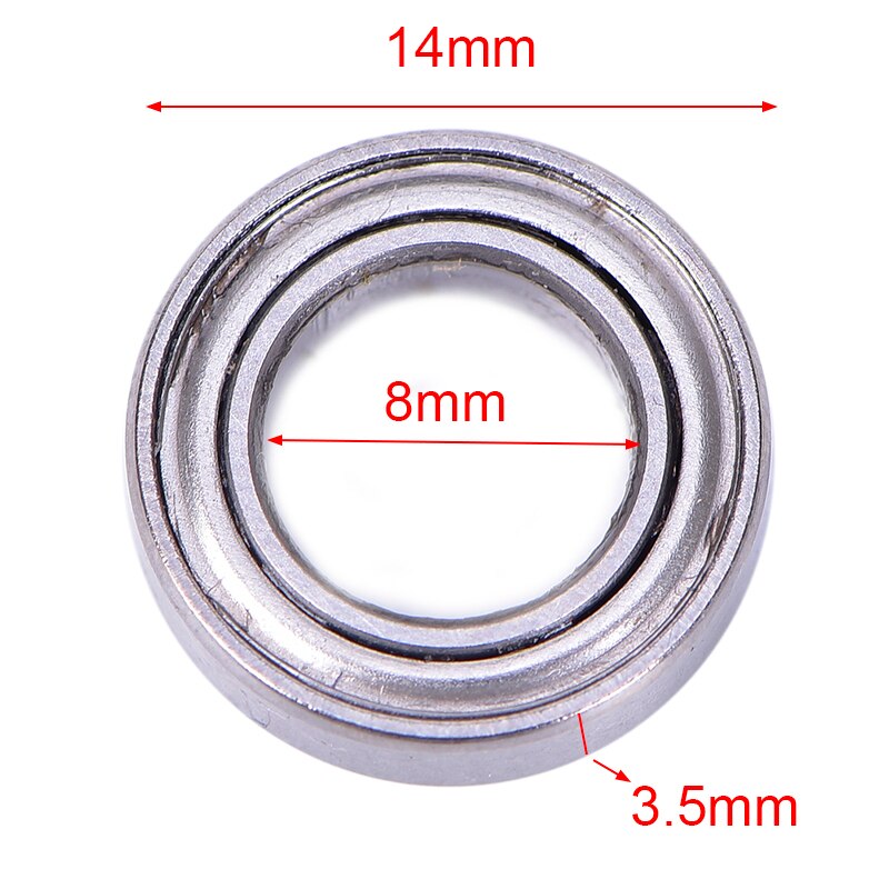 1 pieza de rodamientos sellados de pesca, accesorio de carrete de acero inoxidable, 6 tamaños para Carretes de pesca: E