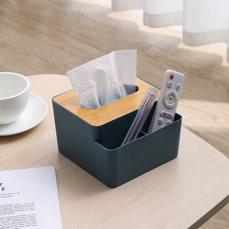 Taschentuchbox,Retro Europäische Tissue Box,Acryl Taschentücher Luxuriöser Europäischer Stil,für Büro Auto Badezimmer (Rosa