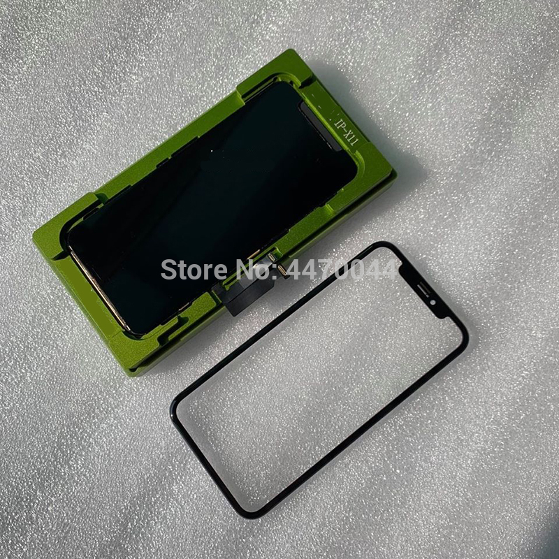 OCAMaster LCD pantalla frontal de vidrio exterior OCA alineación molde de laminación para iPhone X XS Max 11 11Pro Max juegos de herramientas de reparación
