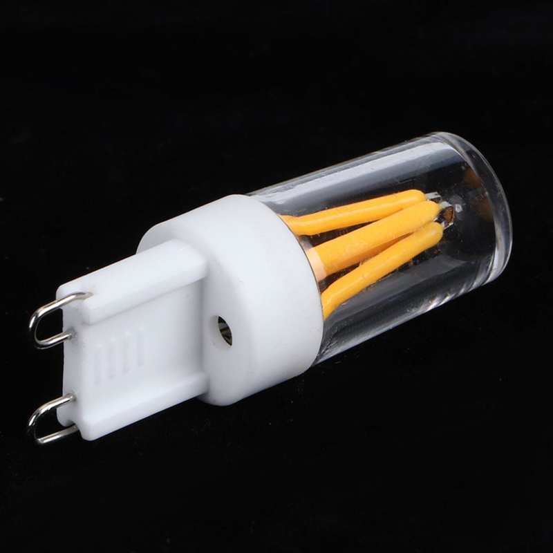 10PCS G9 Base LED Light Bulbs 2W AC110V Bi-Pin Bulb for Chandelier Wall Lamp Home Lighting Warm White Bi‑Pin Base Bulb