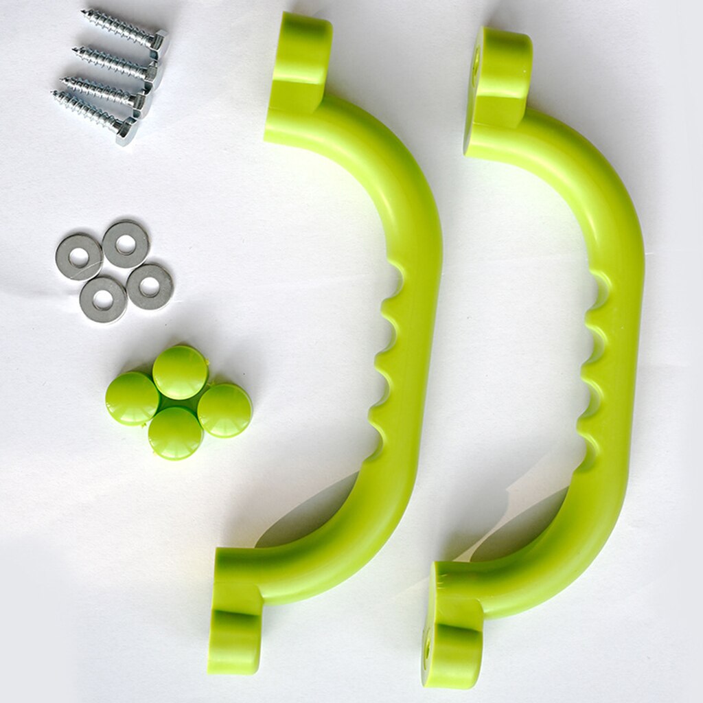 4 Pack - 37 Inch Playground Ladder Handles | Metal Monkey Bars For Treehouse & Playhouse Safety