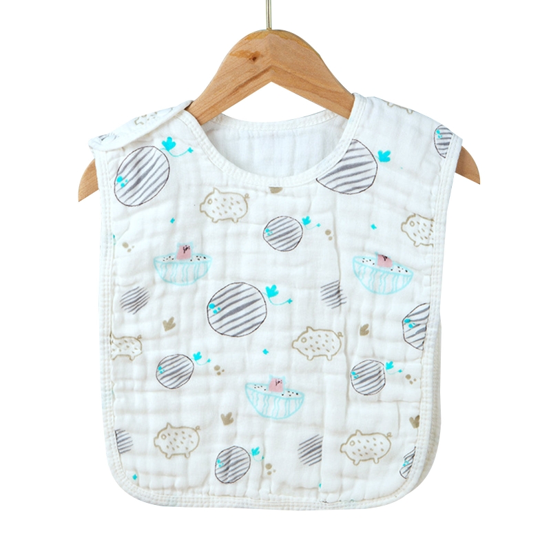 Cartoon Gedruckt Weiche Gaze Baumwolle Speichel Handtuch Baby Fütterung Bib Schal Neugeborenen Burp Tuch Waschlappen Taschentuch: 6
