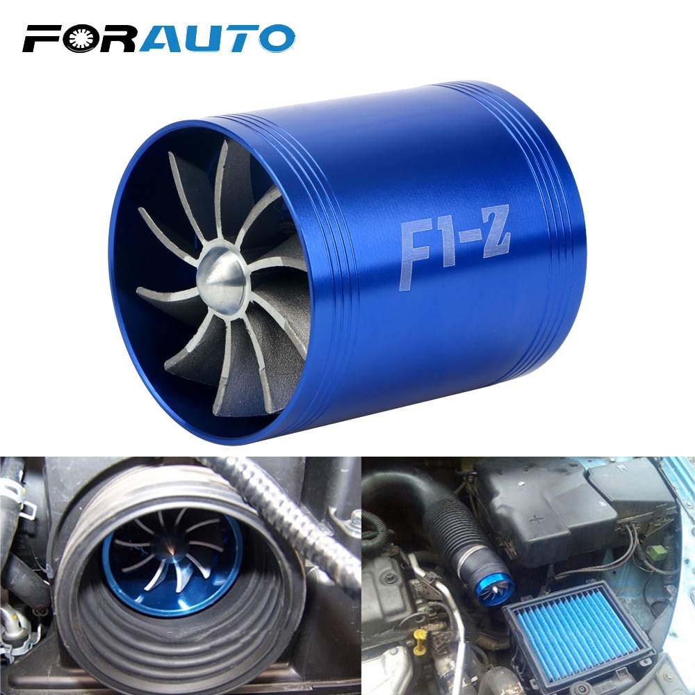F1-Z automatique de Turbo de Turbine d'admission d'air de ventilateur économiseur de carburant de gaz de compresseur de voiture pour la Modification de voiture de moteur de véhicule