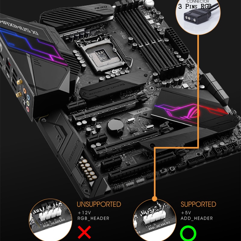 darkFlash CF11 PRO RGB Case Fan 120mm 3P-5v Aura Sync PC Case CPU Cooler Cooling Fan Quiet Remote Adjust Speed Computer Case Fan