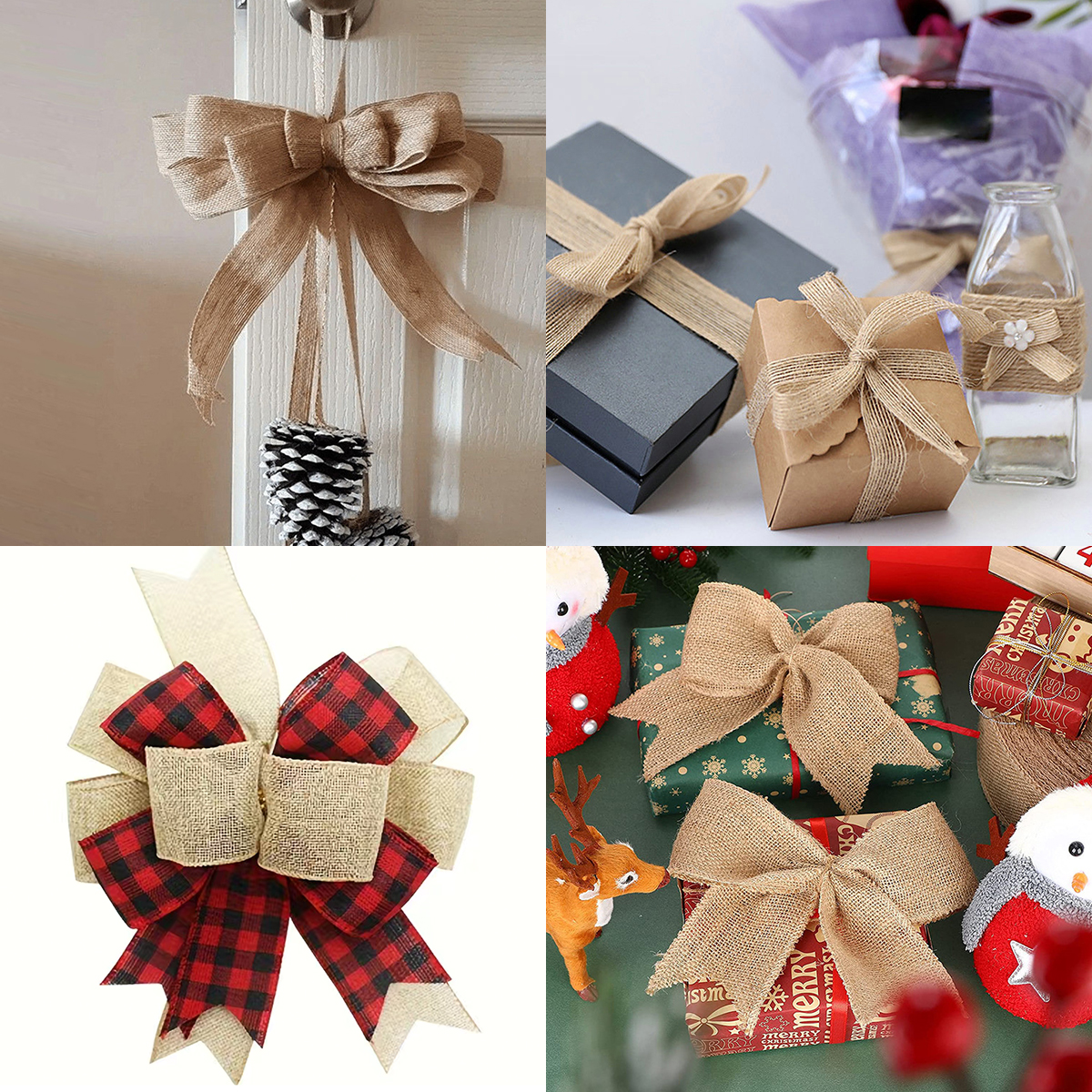 5/10Meters Linen Burlap Fabric Ribbon Macrame Craft Linen Webbing for Wedding Decoration Box Bouquet Bow Packaging Stuff